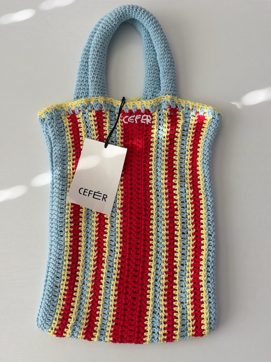 Bembien Handbags - Cefér homero red/yellow/blue tote bag (NEW WITH TAGS)